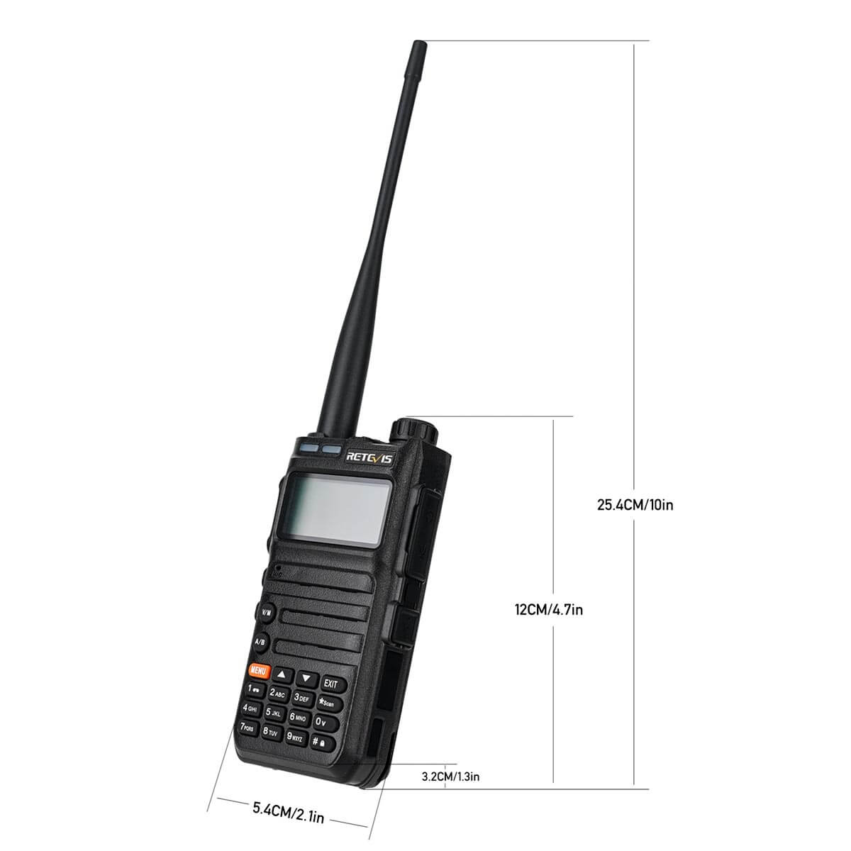 RA685 128-Channel Dual Band Handheld Ham Radio