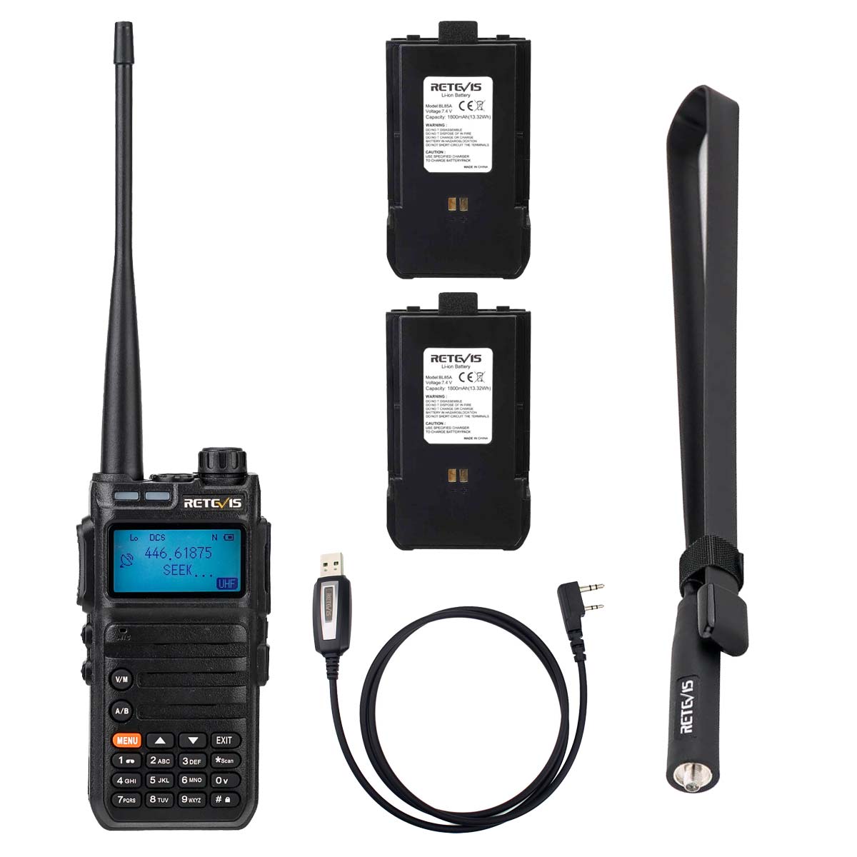 RA685 HAM Radio and Extra Battery and Extended Antenna Bundle