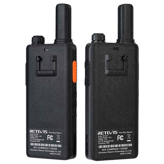 RT22P Business 2 Watt FRS Walkie Talkies 10PACK