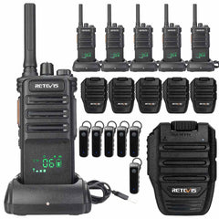 Retevis RB689 Bluetooth UHF Radio With Speakers (6 pack)