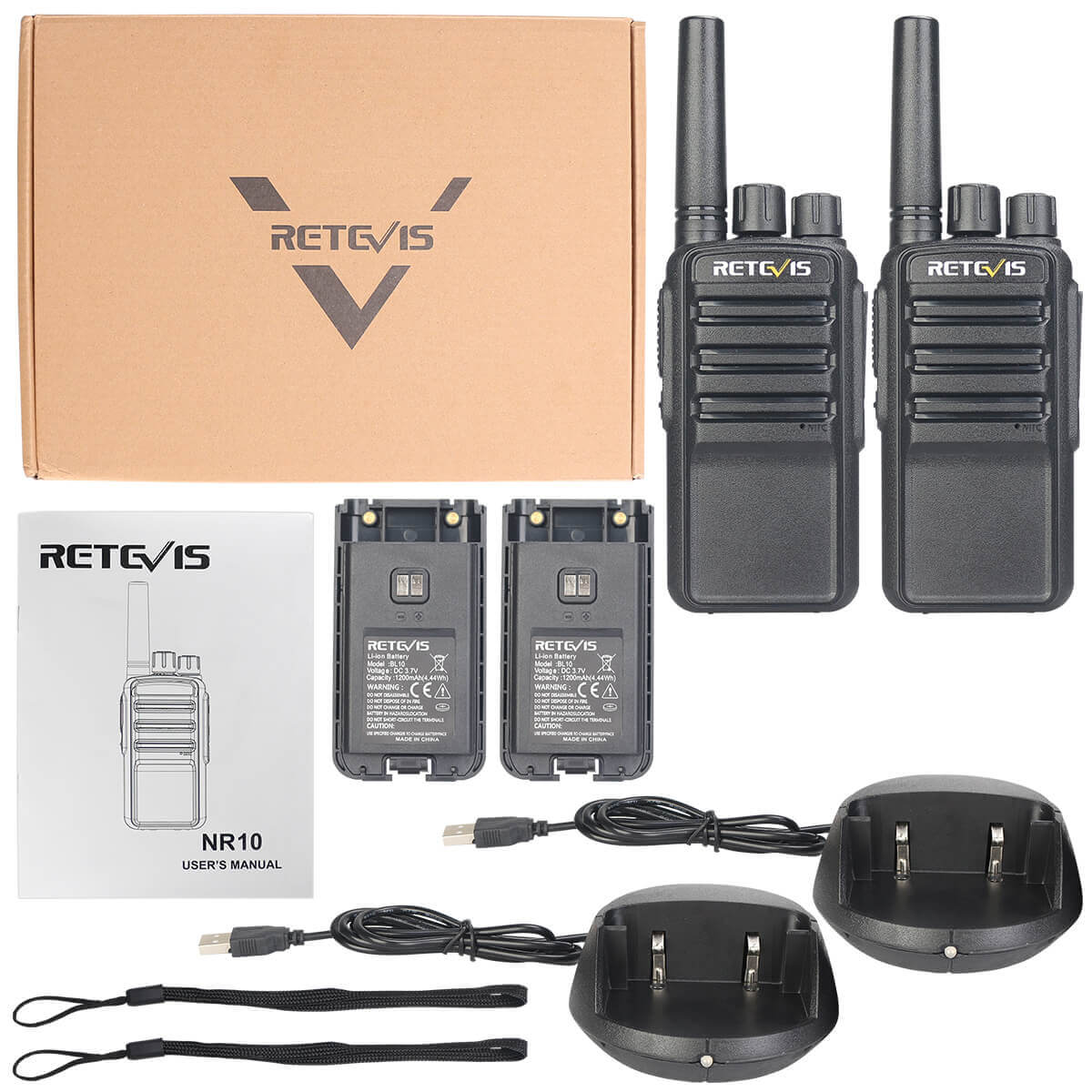 NR10 Noise Reduction License-Free Two Way Radio 