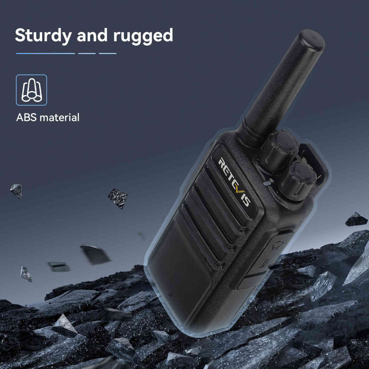 Retevis NR10 Noise Reduction 2 Way Radios (10PCS) with 10-Way Charger