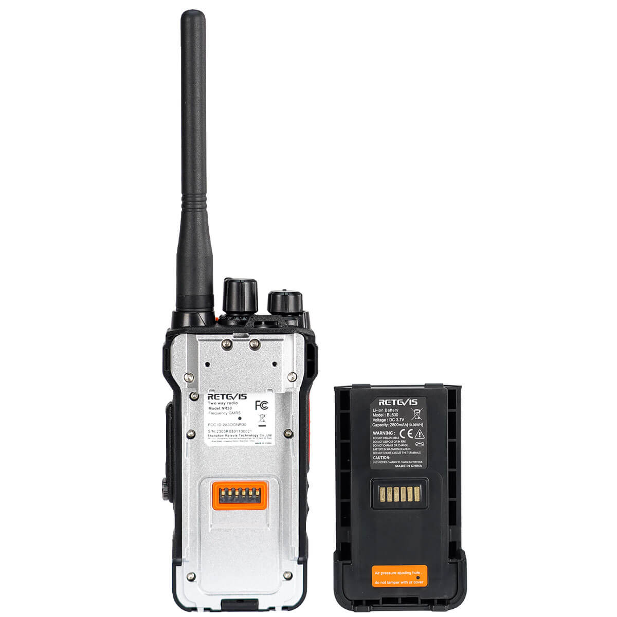 NR630 5 Watt IP67 Waterproof Radio with G-Shape Ear Earpiece