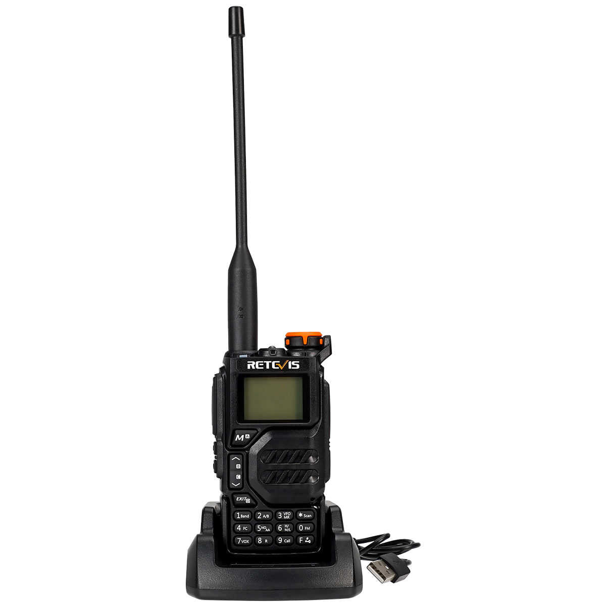 RA79 5W 50-600MHz Ham Radio With Speaker, Long Antenna, Programming Cable Kit