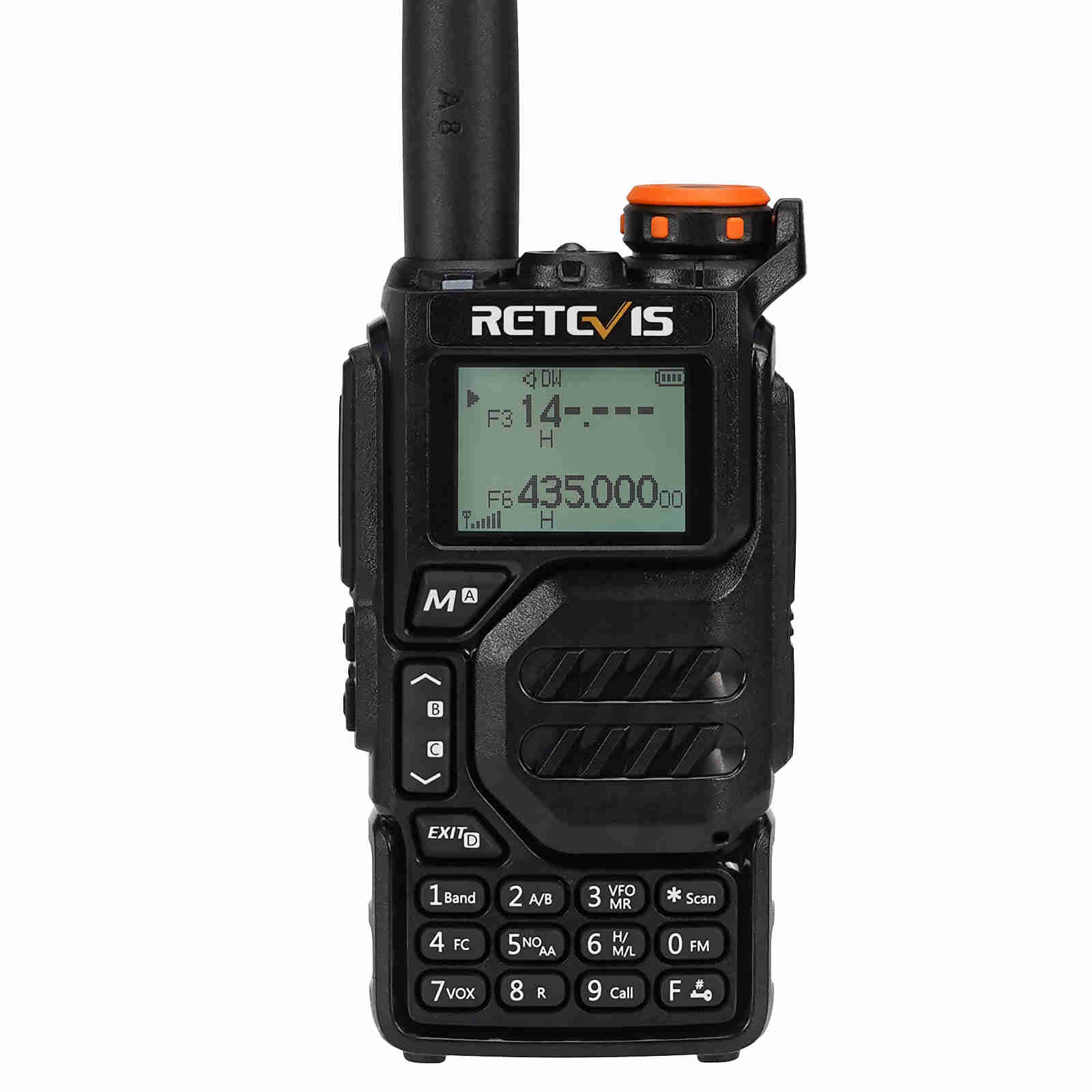 RA79 5W 50-600MHz Ham Radio With Speaker, Telescopic Antenna, Programming Cable Kit