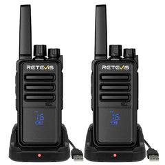 Retevis RT68H Hidden Display FRS Portable Two Way Radio (2 Pack)