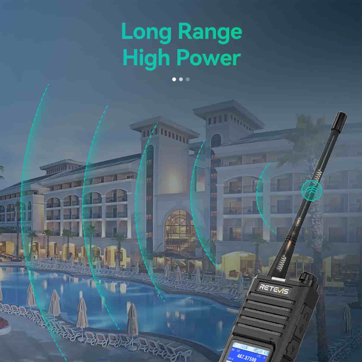 Retevis RB58 UHF Business Two Way Radio 6 Pack with Gang Charger