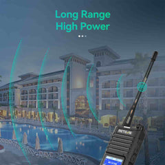 RB58 Long Range Noise Reduction Business Radio with Bluetooth Programming 10 Pack