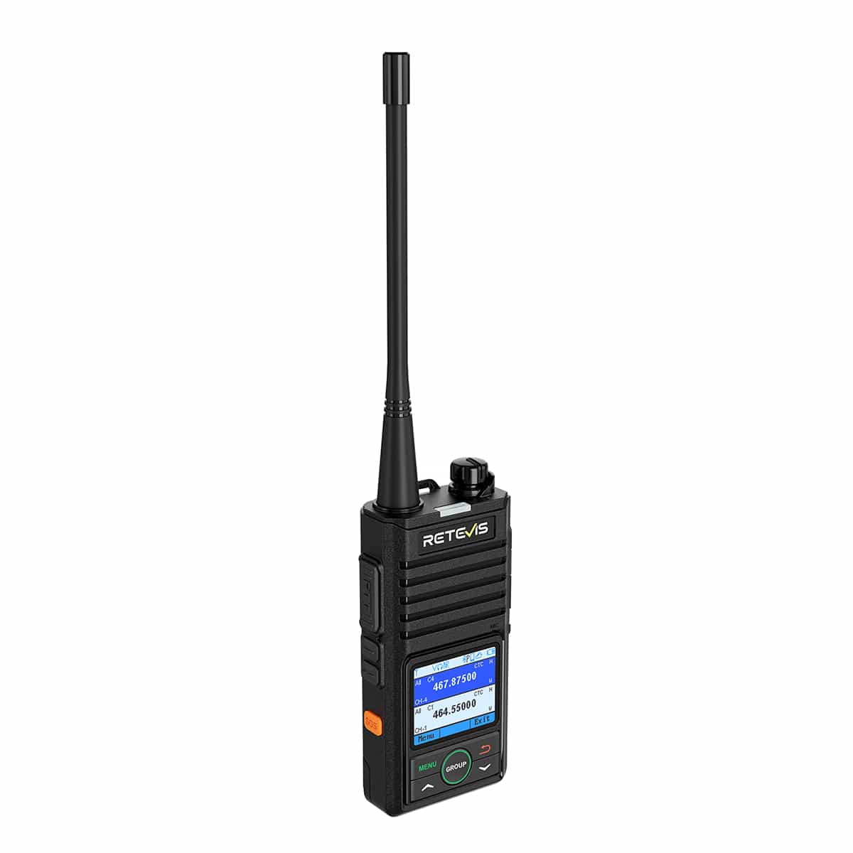 Retevis RB58 UHF Business Two Way Radio 6 Pack with Gang Charger