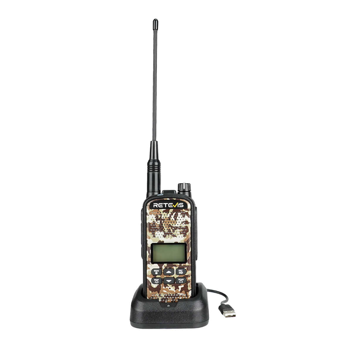 Retevis EZTalk 62 Dual Band VHF/UHF Waterproof 2 Way Radio for Hunting