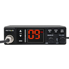 Retevis MB3A Dual-Mode AM/FM CB Radio With Automatic Noise and Antenna