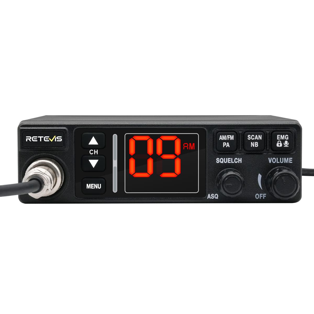 Retevis MB3A Dual-Mode AM/FM CB Radio With Automatic Noise