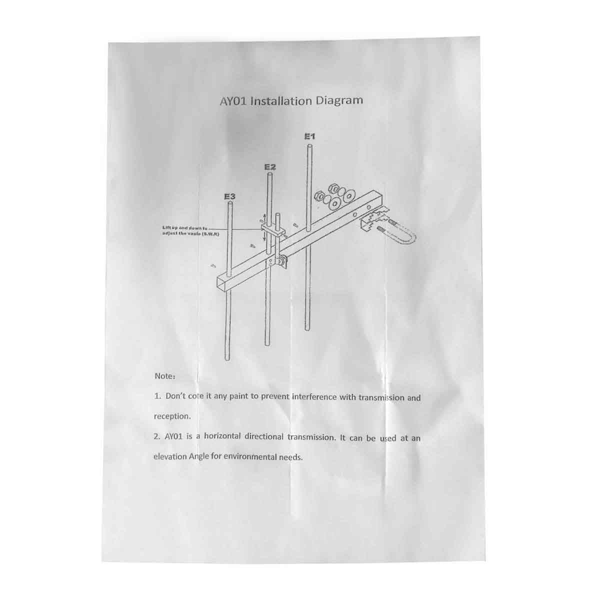 Ailunce AY01 Yagi UHF Directional Antenna