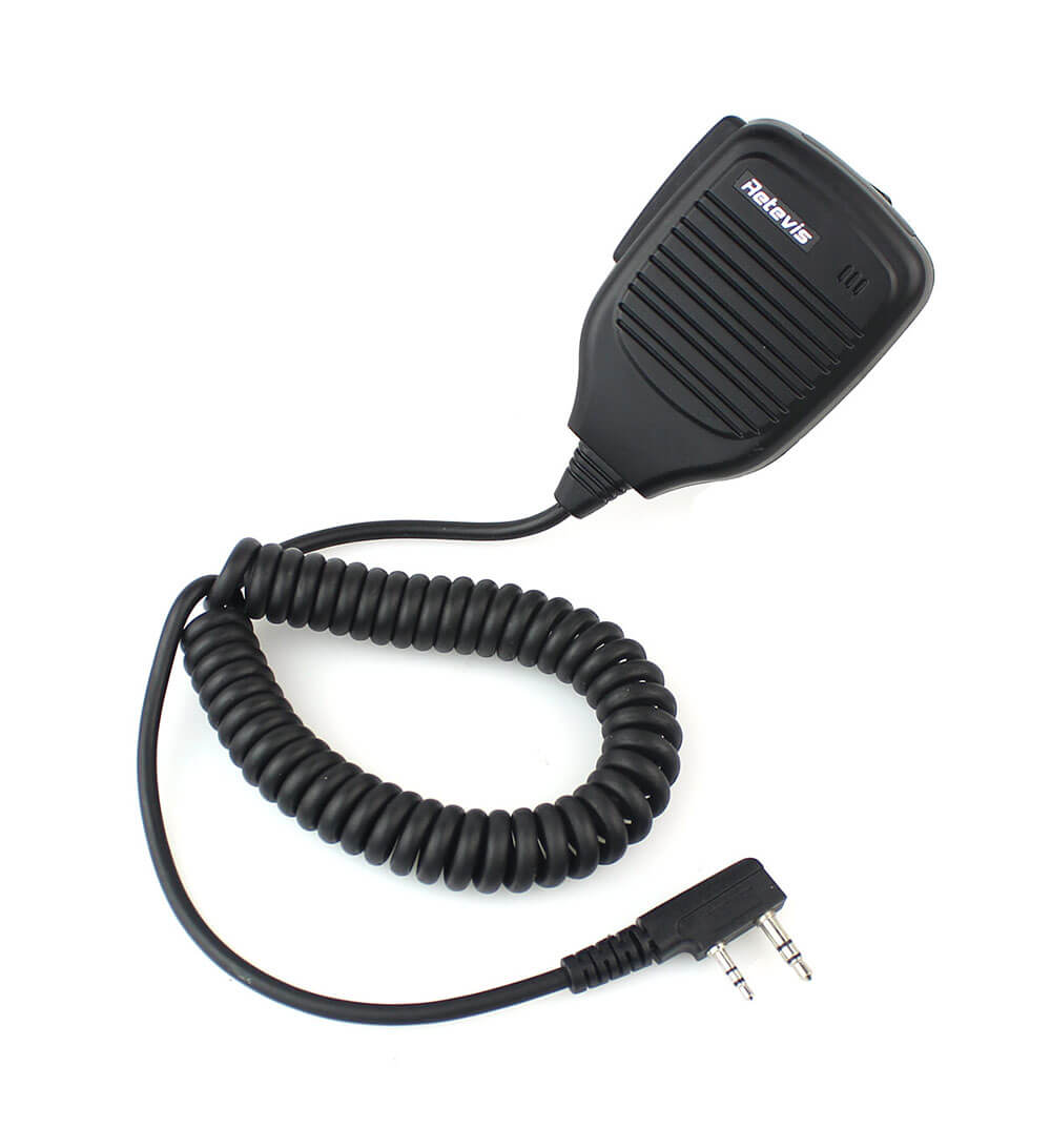 2 PIN Handheld PTT Speaker Mic FOR RETEVIS Radio