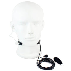 Throat MIC Covert Acoustic Tube Earpiece PTT