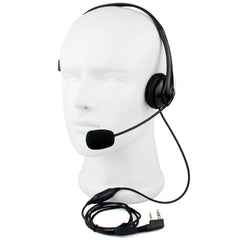 2 PIN PTT Mic Headphone Headset for Radio