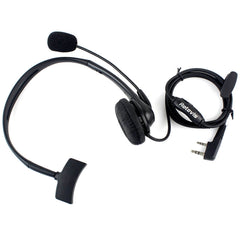 2 PIN PTT Mic Headphone Headset for Radio