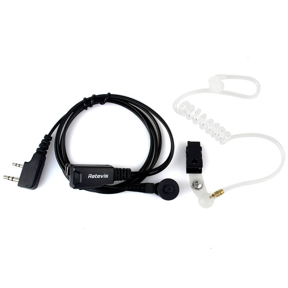 2 Pin Acoustic Tube Headset Earpiece for Radio