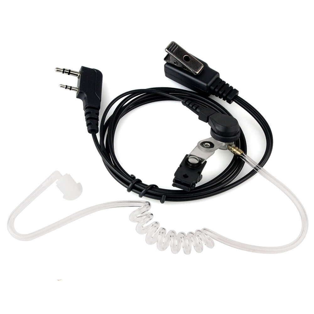 2 Pin Acoustic Tube Headset Earpiece for Radio