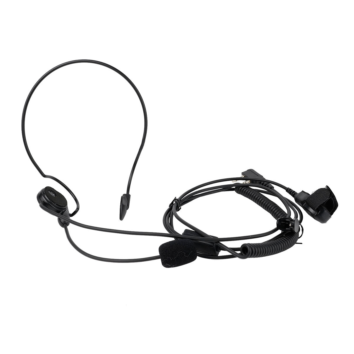 2 Pin Earpiece Mic Finger PTT Headset