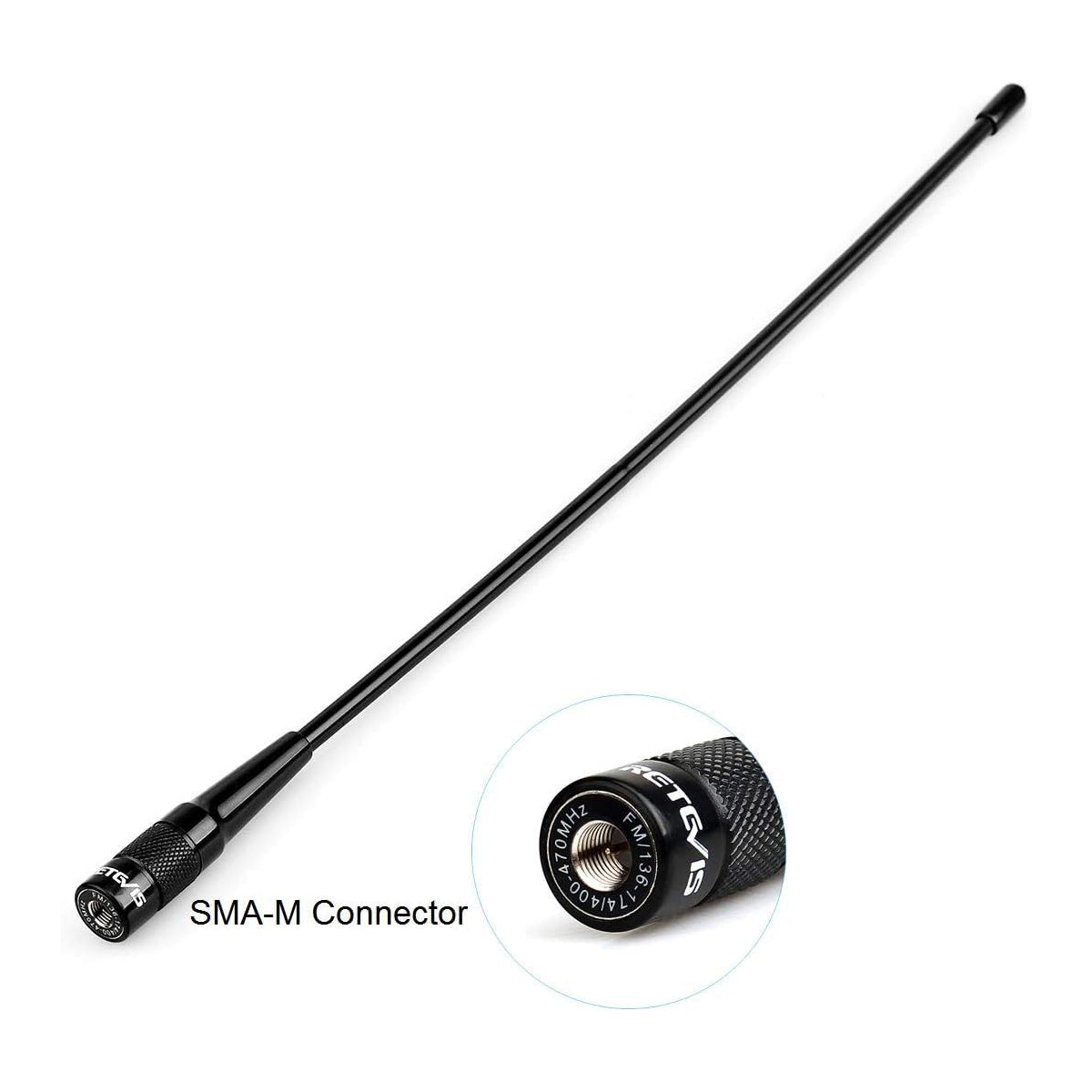 SMA-M 14.8 inches  Dual Band UHF VHF Antenna