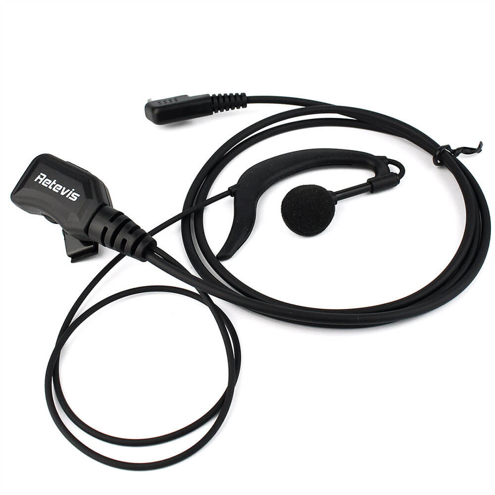 Type G PTT Adjustable volume PU Wire Tensile Earpiece