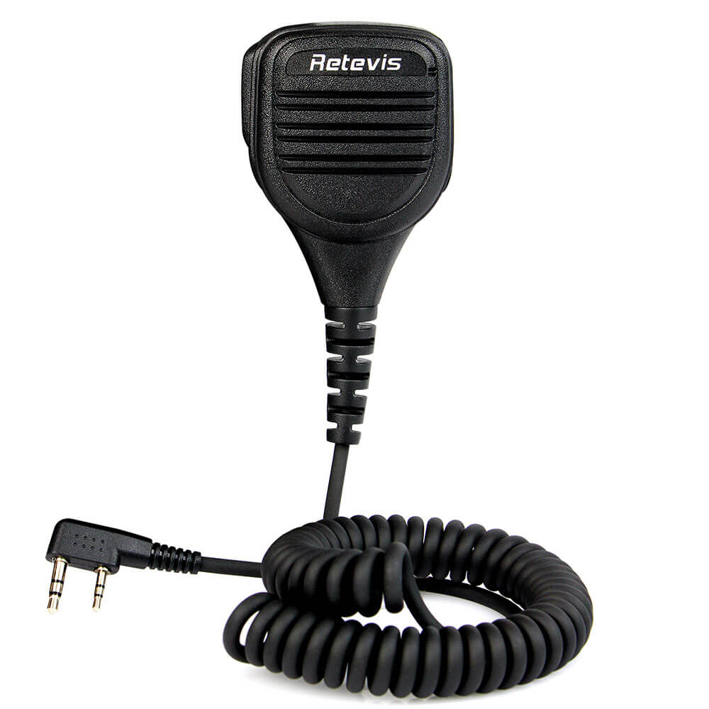 Retevis Shoulder Speaker Microphone with 3.5mm Audio Jack For RT22 RT68 RT21 Radio