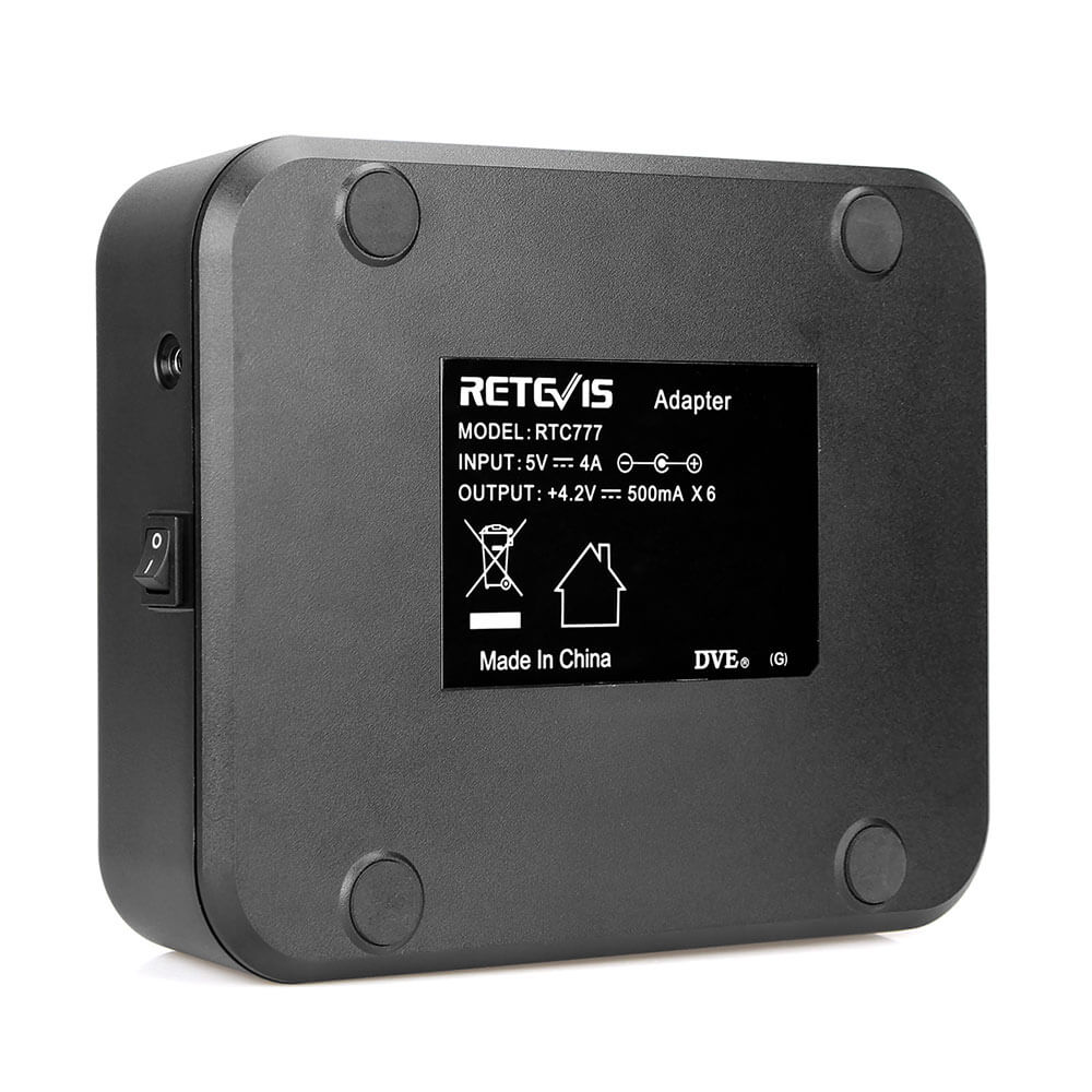 RTC777 Six-Way Charger for Retevis H777