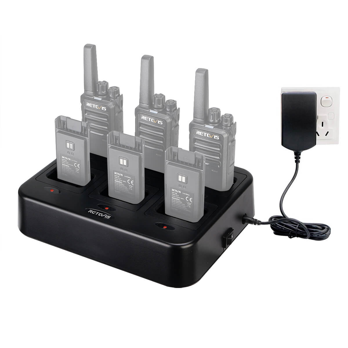 RTC68 Six-Way Charger Multi Unit Charger