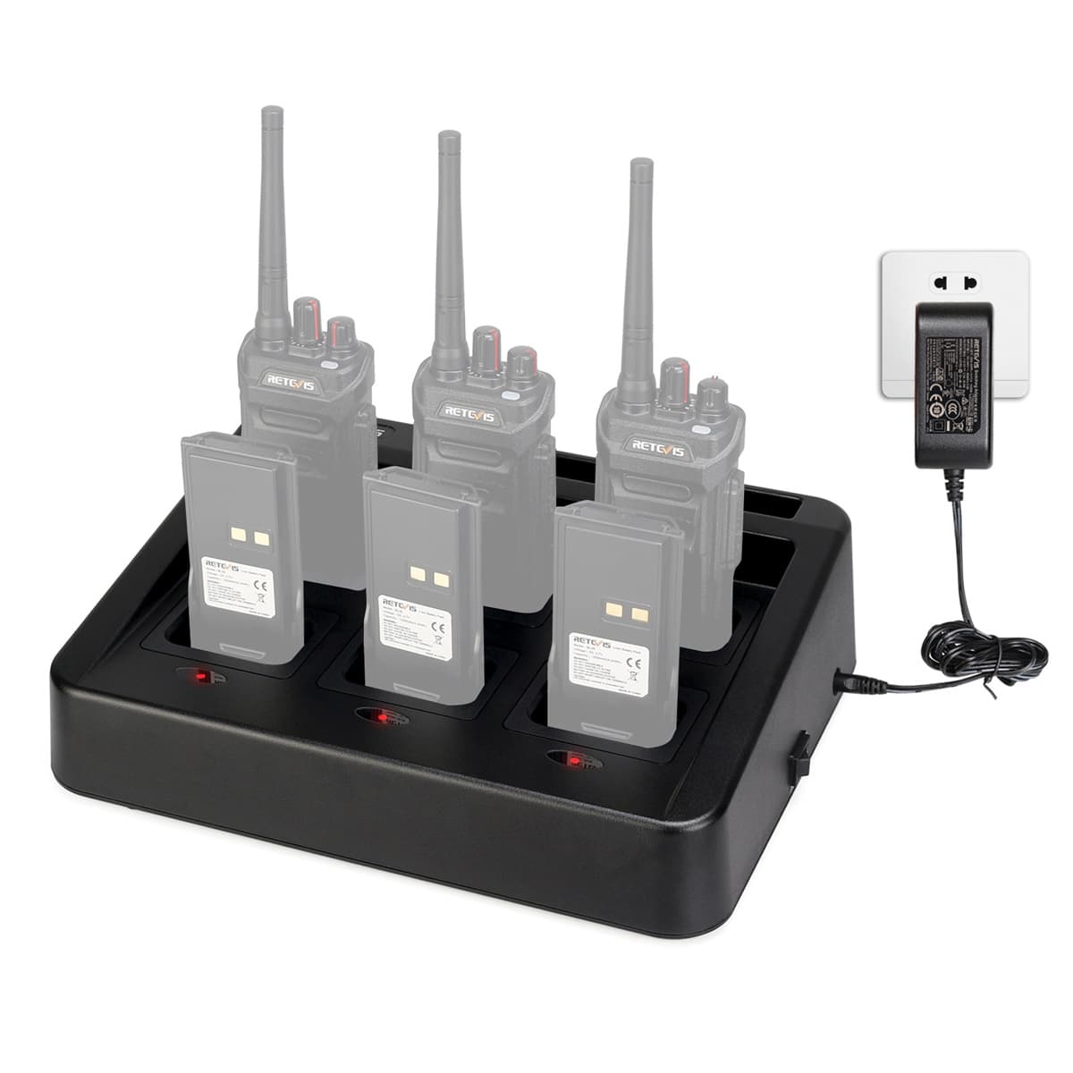 RTC48 Six-Way Charger Multi Unit Charger