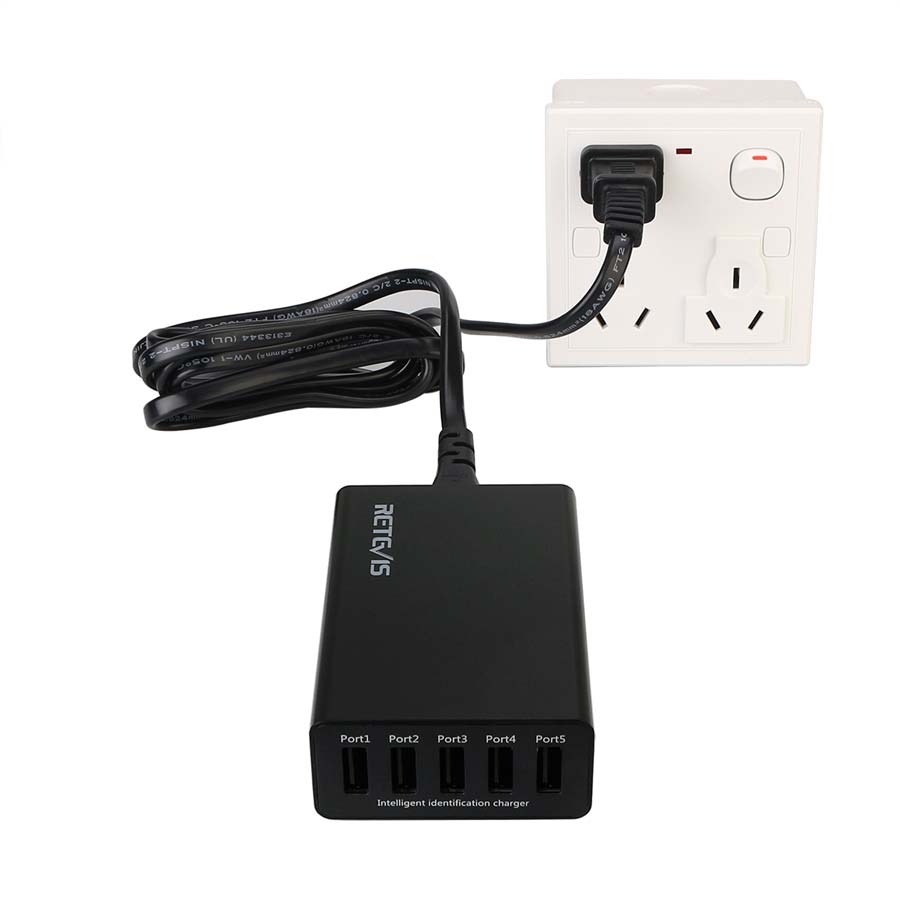 Universal 5-Port USB Wall Charger RTC501