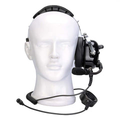 2 Pin Noise Cancelling Walkie Talkie Single Headset