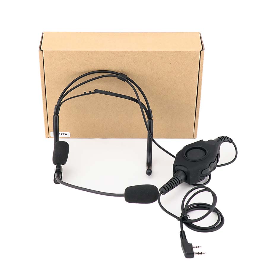 2 Pin Behind-the-Head Earpiece Tactical Headset