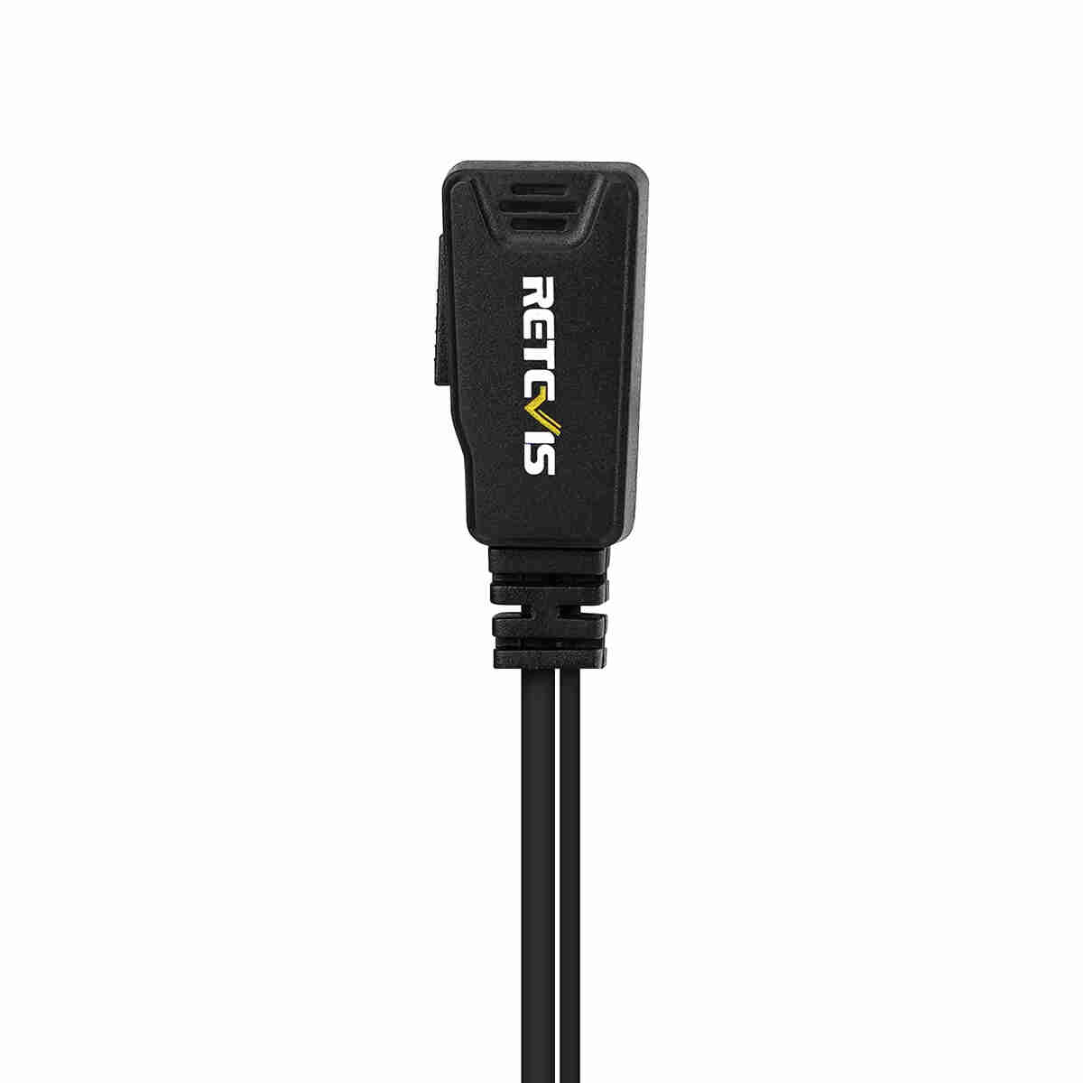 EEK022 In-Ear Bud Earpiece Coiled Cable 1-Wire PTT Mic K-2Pin