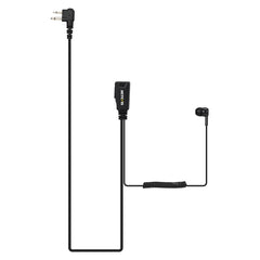 EEM006 In-Ear Bud Earpiece Coiled Cable PTT Mic 1-Wire M-2Pin