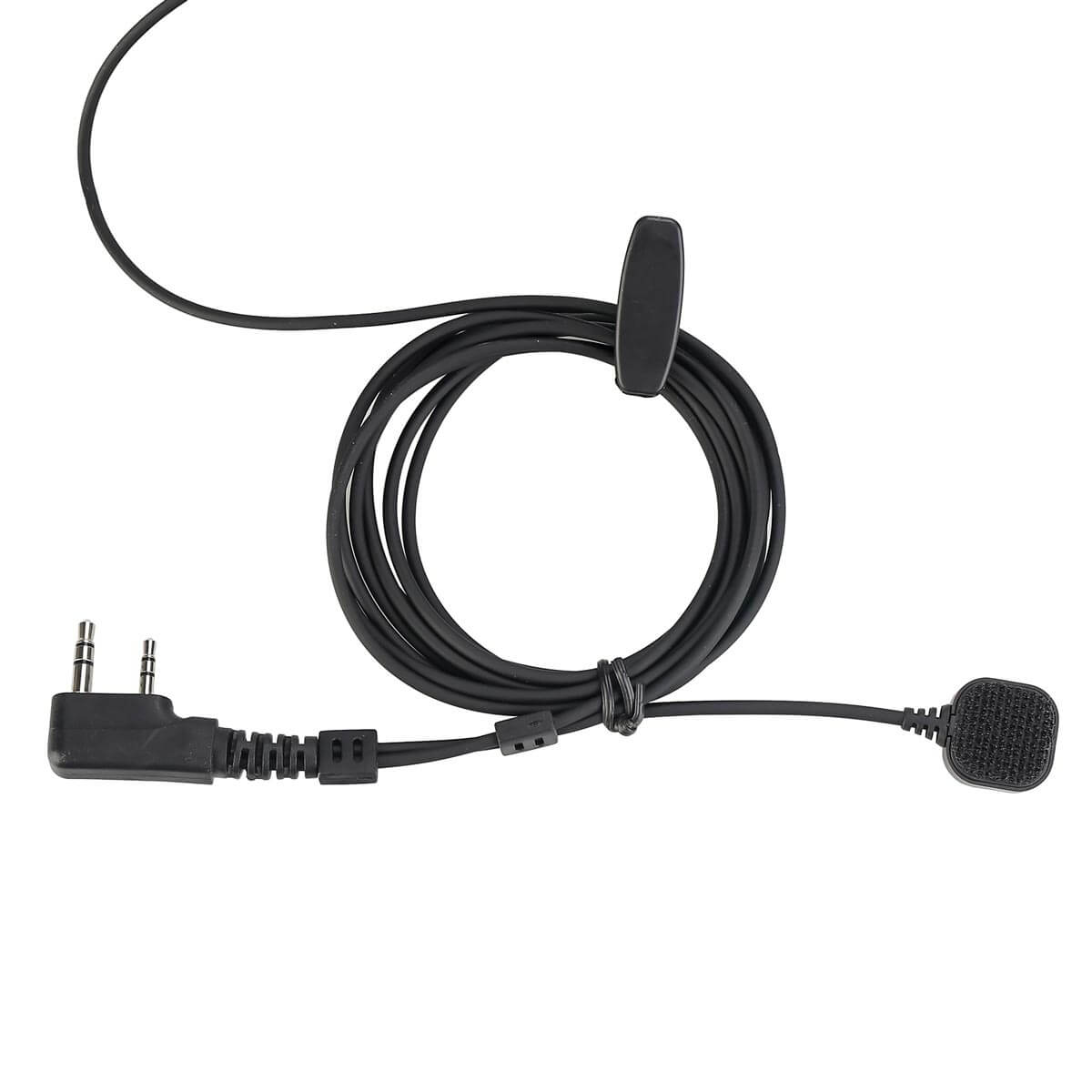 ETK007 Cycling headset with Adjustable throat mic Two earpieces and Handlebar PTT