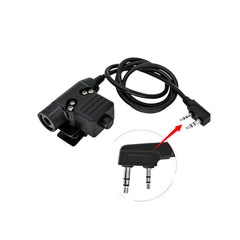 U94 Kenwood 2 Pin PTT Cable For EHK007 Headset