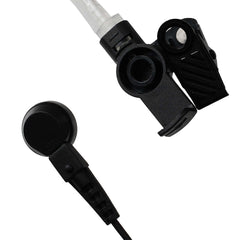 EAK007 2 Pin PTT Mic Quick-Disconnect Covert Acoustic Tube Earpiece