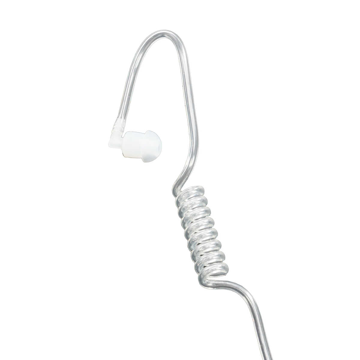 EAK007 2 Pin PTT Mic Quick-Disconnect Covert Acoustic Tube Earpiece