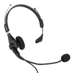 Retevis Over The Head Single Muff Lightweight Headset For Motorola GP328Plus Radios