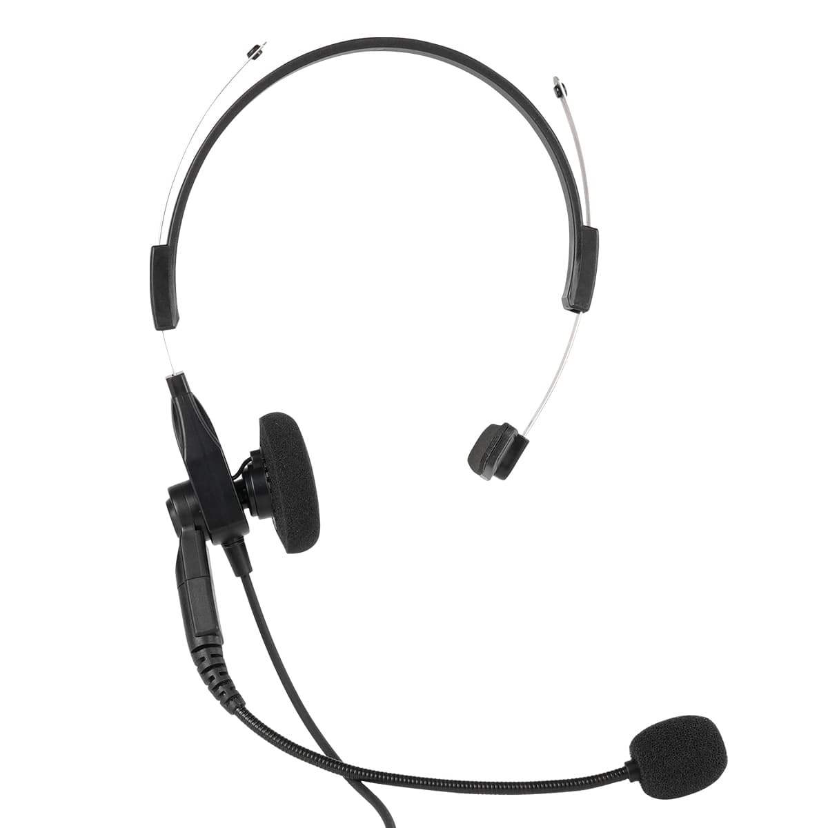 Retevis Over The Head Single Muff Lightweight Headset For Motorola GP328Plus Radios