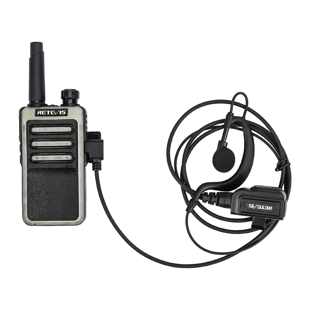 RB66 Fluorescent Fast Charging FRS Walkie Talkie With Headset