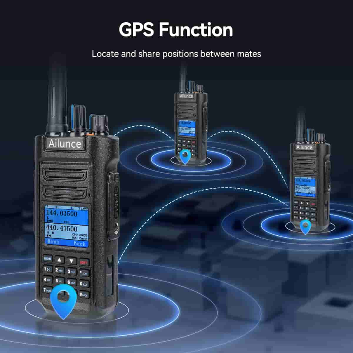 Ailunce HD2 Waterproof Long Range Dual Band DMR Radio