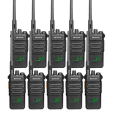 Retevis RT86 Bulk Walkie Talkies High Power Long Range Heavy Duty 2 Way Radios 10Pack