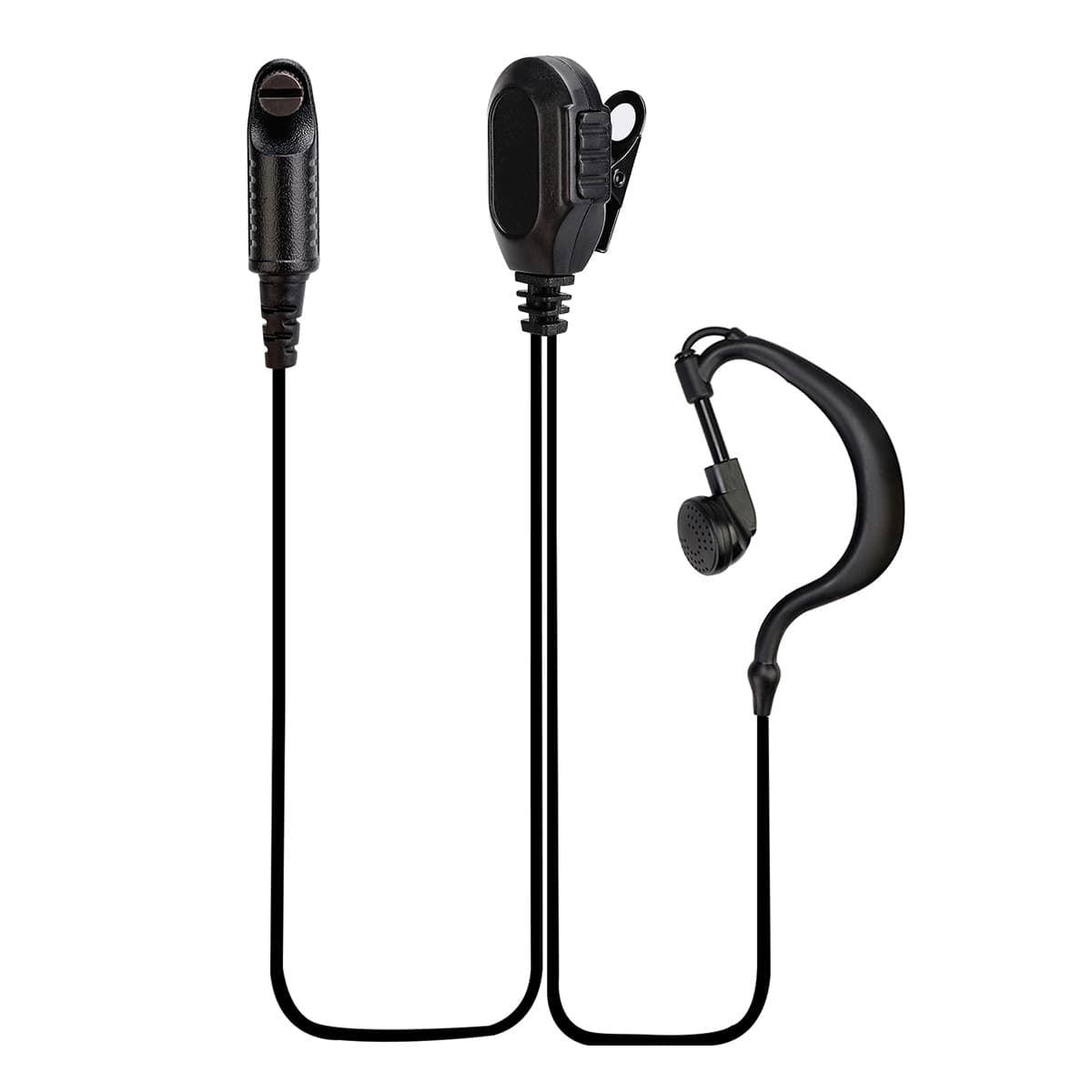 C1 5W Waterproof Noise Reduction UV Radio With G-Shaped Earphones And 5-port Charger 5 Pack