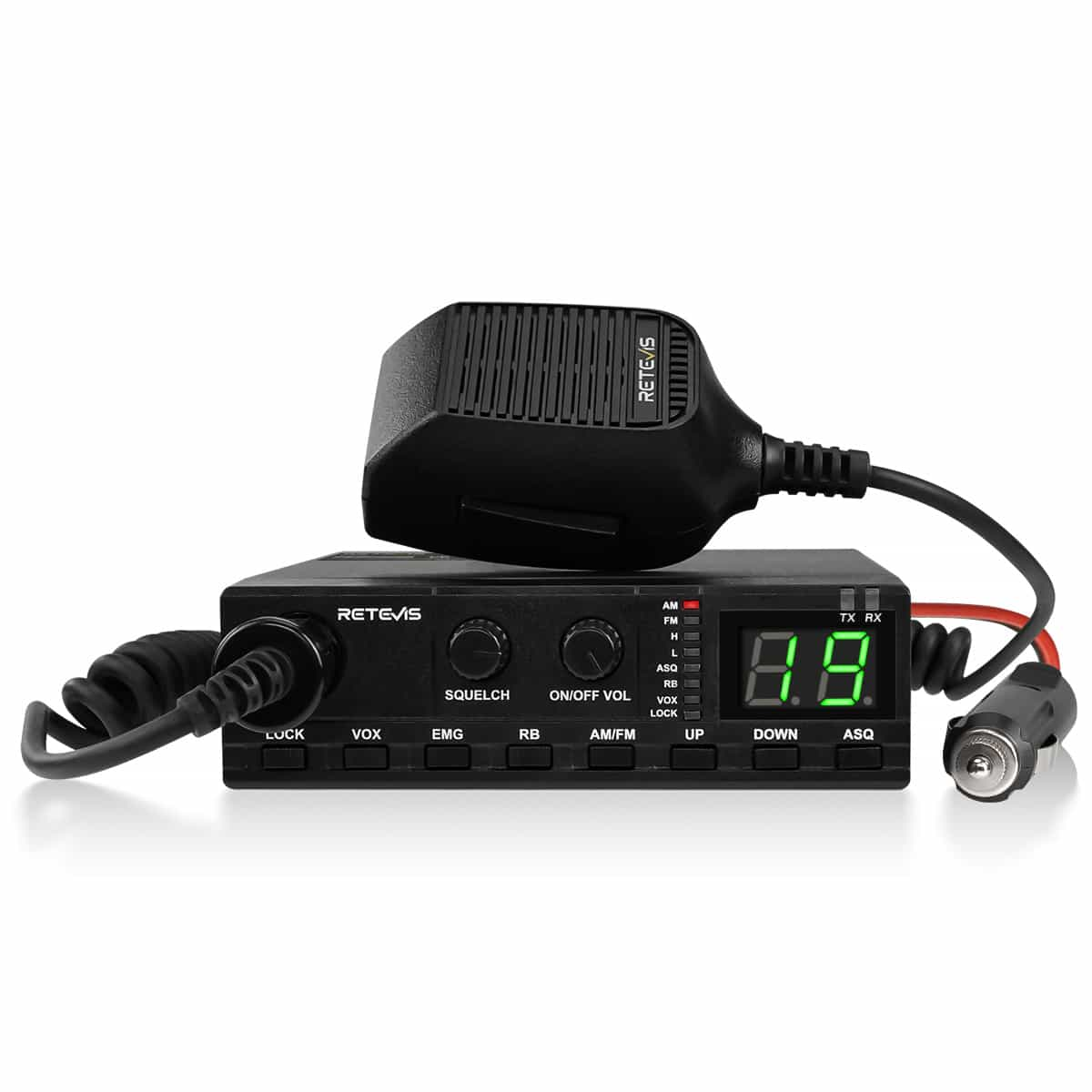 Retevis MB2 40-Channel 4W CB Mobile Radio