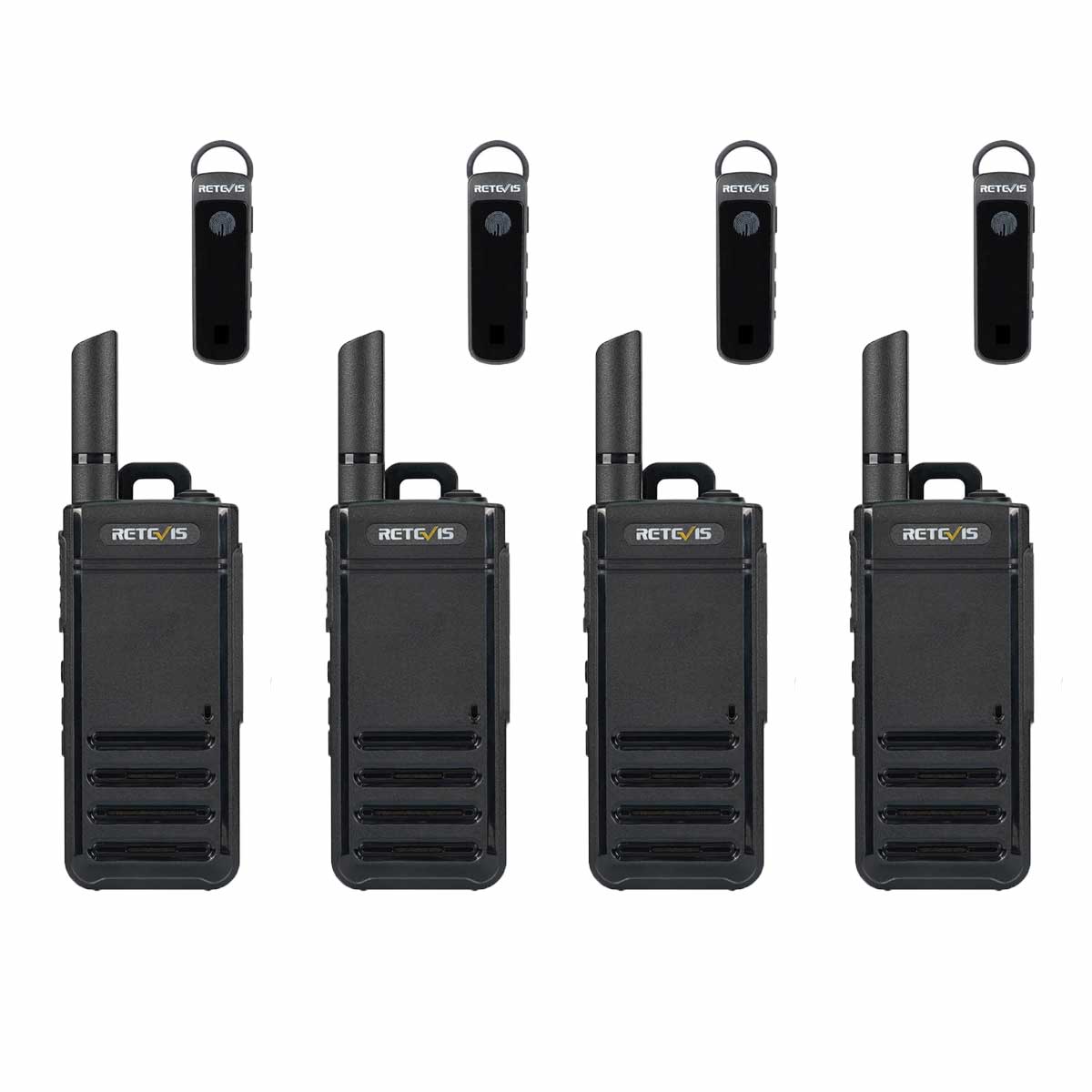 RB39P Ultra-thin Bluetooth FRS Walkie Talkie 4 Pack