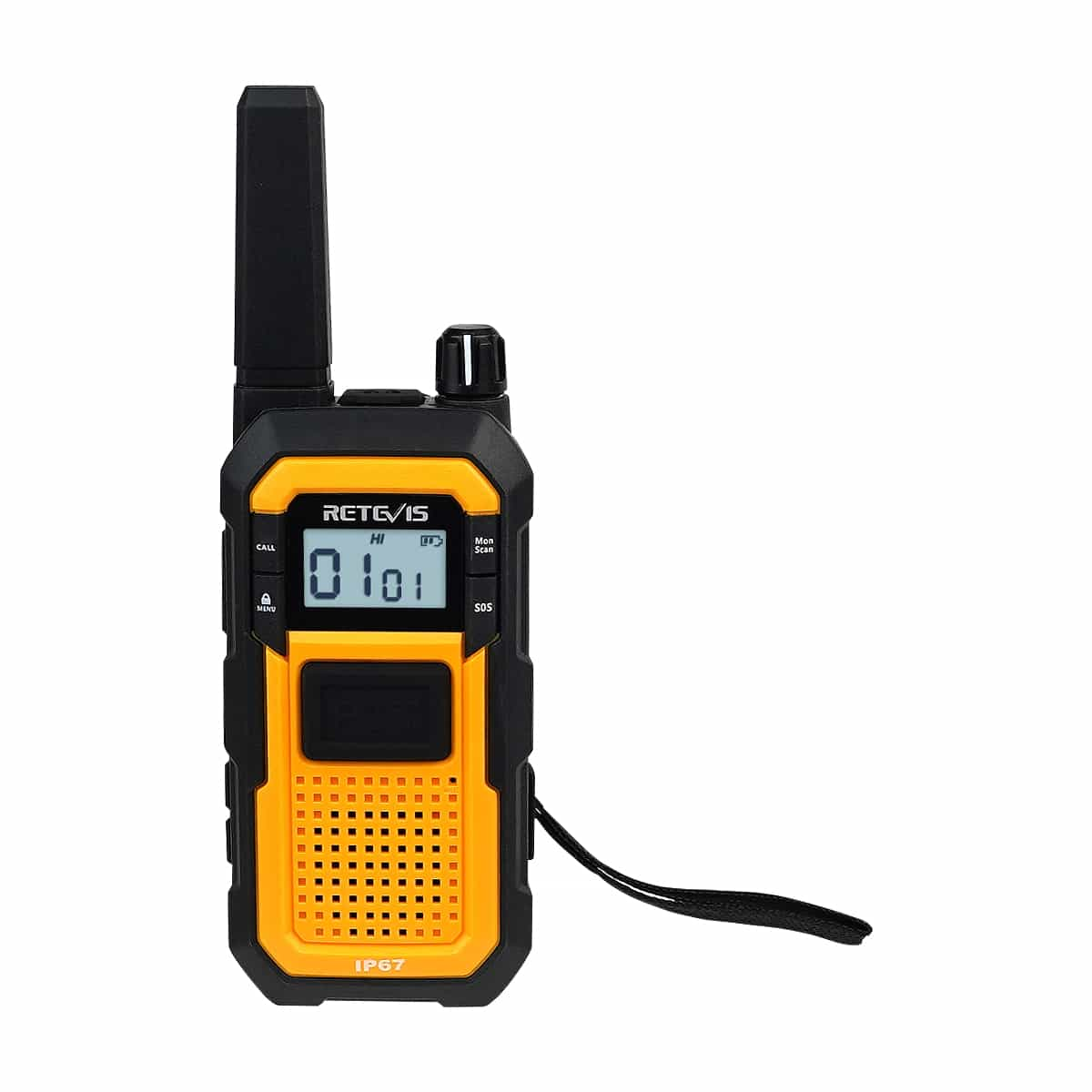 Orange RB48 Heavy Duty Waterproof FRS Two Way Radio 10 Pack