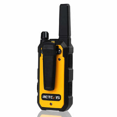 Orange RB48 Heavy Duty Waterproof FRS Two Way Radio 10 Pack