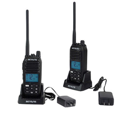 RM21 Noise Cancelling IP67 NOAA Handheld VHF Radio (2 Packs)